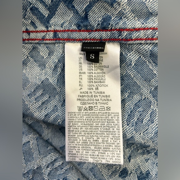 Diesel Women’s logo Jeans Jacket Size S - Picture 8 of 11